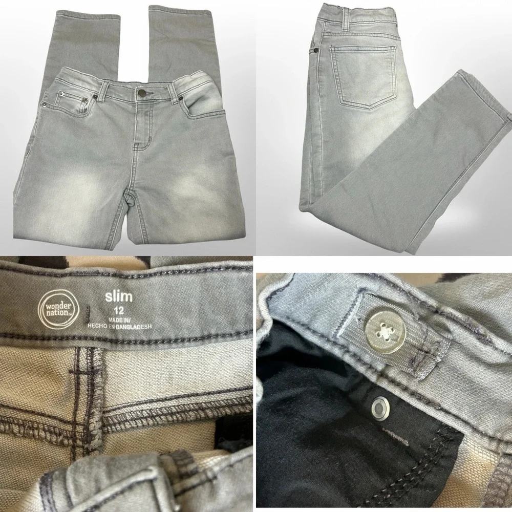 👖 Boys Size 12 Jean Bundle – 5 Pair Gap, Old Navy, Lee & More
